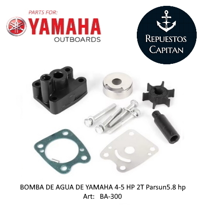 BOMBA DE AGUA DE YAMAHA 4-5 HP 2T Parsu5.8