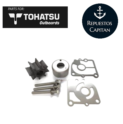 KIT DE BOMBA DE AGUA DE TOHATSU MERCURY 15 - 18 HP S-CARC