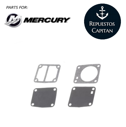 KIT DE REPARACION DE DIAFRAGMAS MERCURY 15 HP SUPER