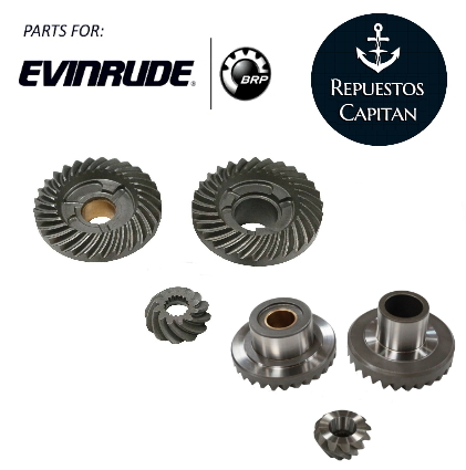 JOHNSON EVINRUDE 40 A 60 HP 1980 1988 SET ENGRANAJES