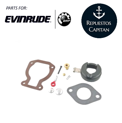 KIT DE REP CARBURADOR JOHNSON EVINRUDE 6 A 15 HP