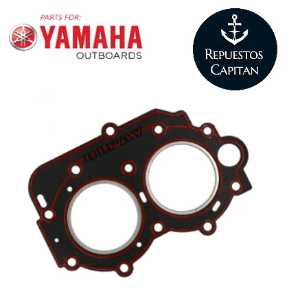 JUNTA DE TAPA DE CILINDROS YAMAHA 9,9 Y 15 HP 2T 