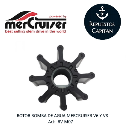 ROTOR BOMBA DE AGUA MERCRUISER V6 Y V8