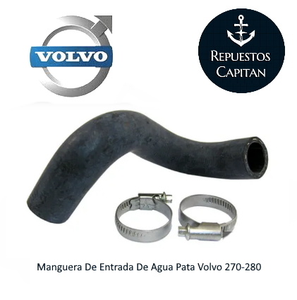 MANGUERA DE ENTRADA DE AGUA PATA VOLVO 270 280